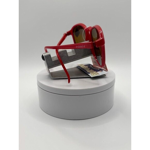 NWT Vintage Cebe Sport Sunglasses | Model 1967G | Red with Mirror Made in France - Picture 9 of 10